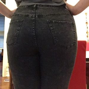 Wild Fable Acid Wash Black High-Rise Jeans Size 14